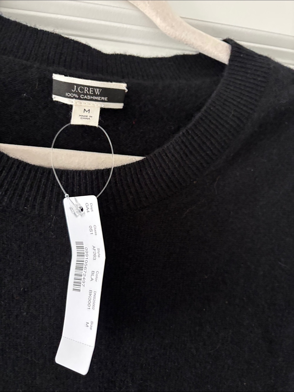 J. Crew Black Cashmere Crewneck Sweater dress